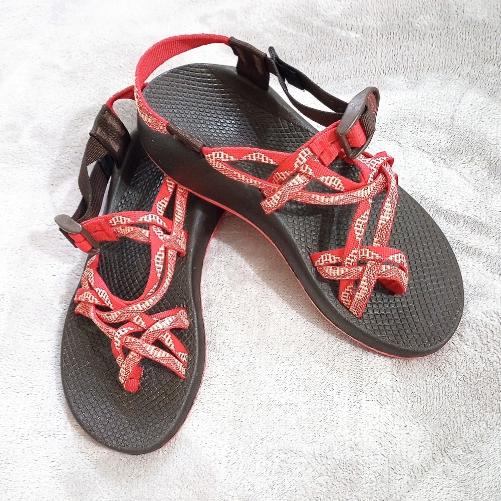Women's Chaco ZX 2 Striped Classic Sandals 9 *Read*